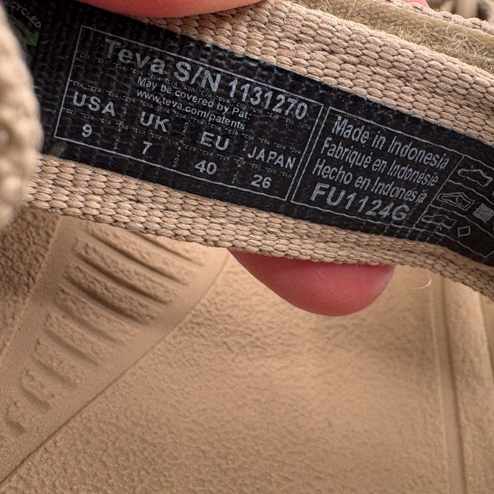 Teva Women's 9 Tan Hurricane XLT2 Ampsole Platform Hiking Sandals EUC - Picture 11 of 15